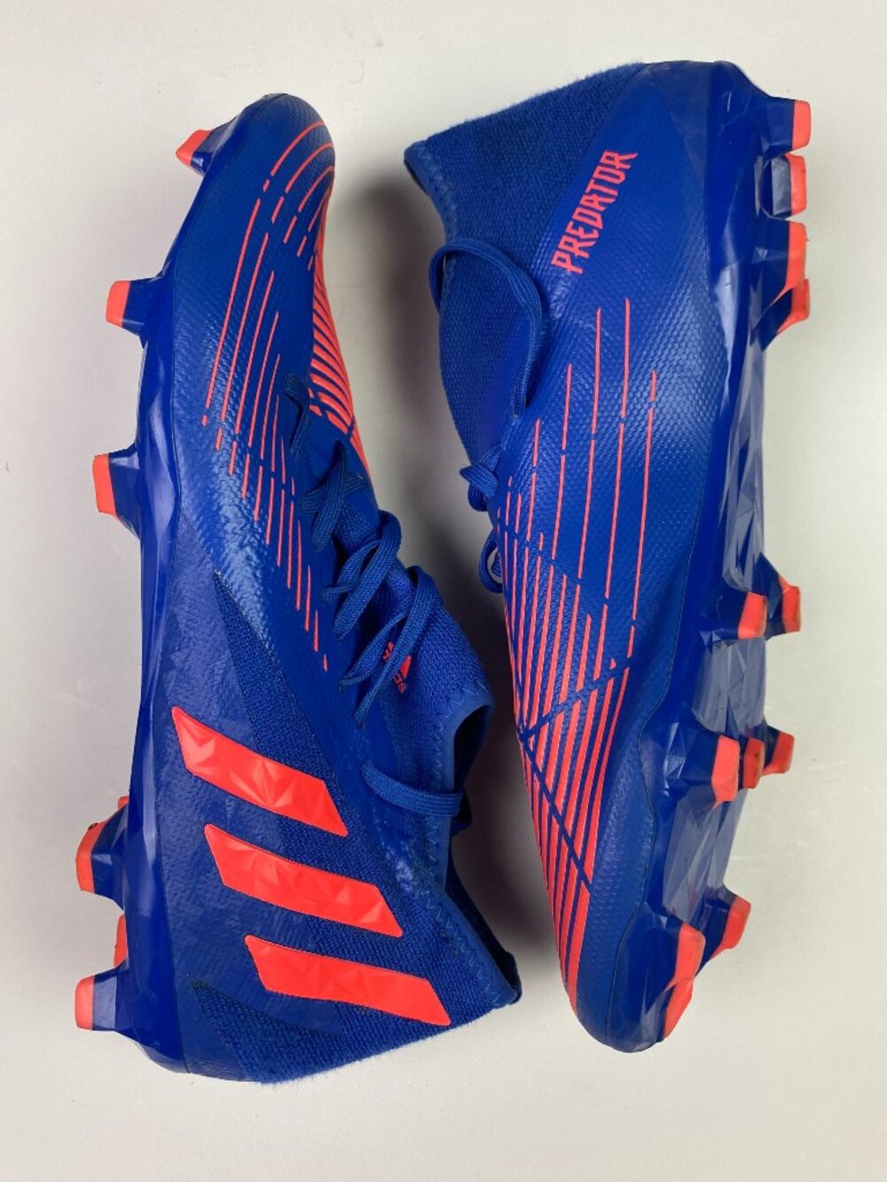 Adidas Predator Edge.3 FG Soccer Cleats Mens 9 Blue Orange GW2278 Edge 3
